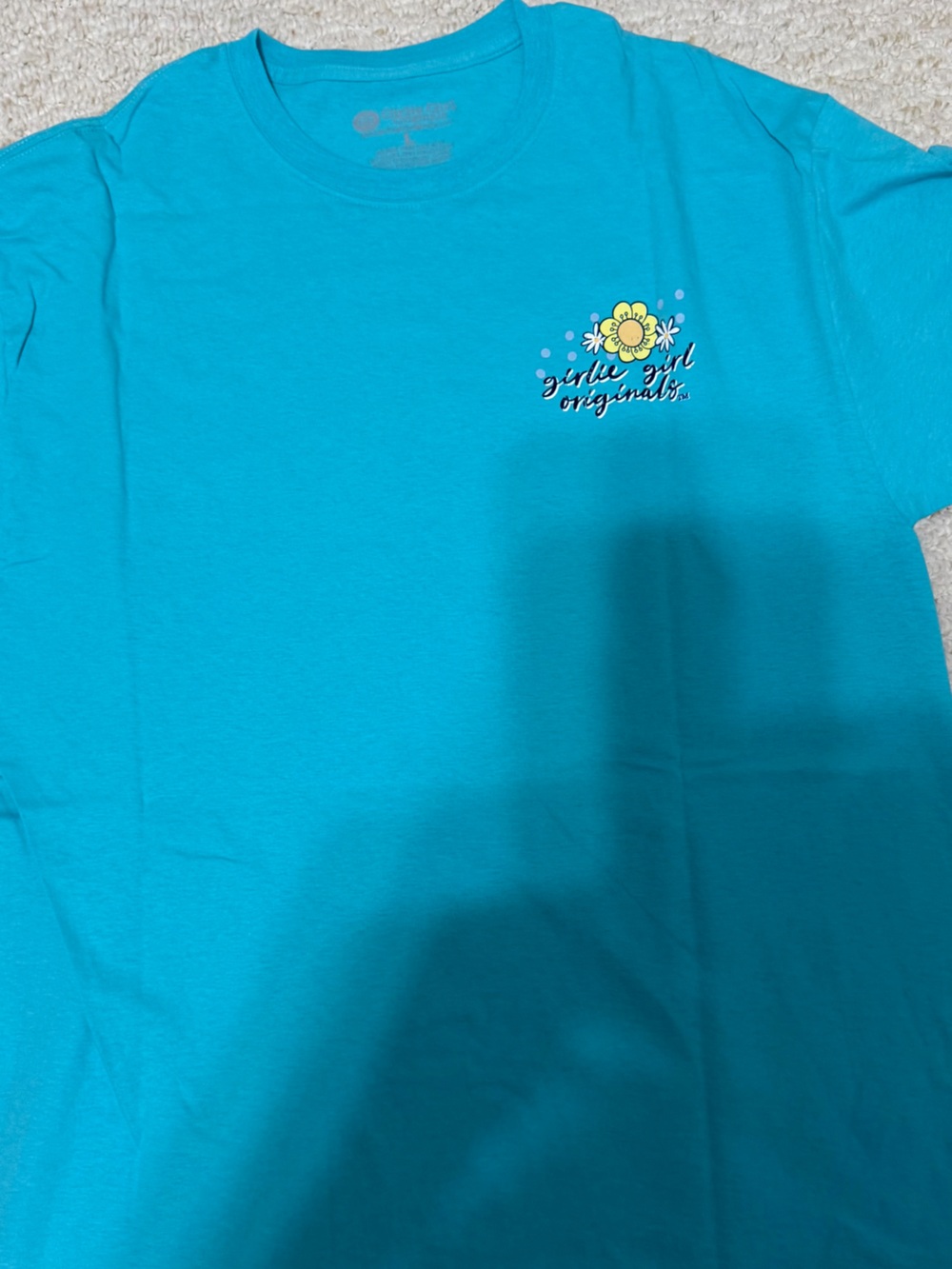 Women’s born to be wild Turquoise Short Sleeve Tee by - Sunflower Graphic